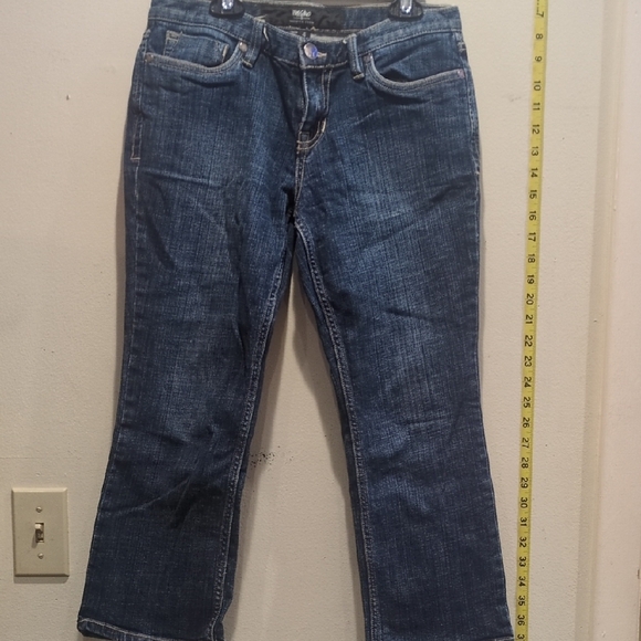 Mossimo Supply Co. Dark Blue Flare Jeans - Picture 1 of 5